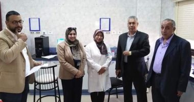 صور .. وفد المجلس الوطنى للاعتماد يتفقد معمل المياه المركزى بالخارجة 