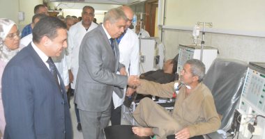 صور.. محافظ المنيا يتابع أعمال تطوير وإنشاء مستشفى ملوى العام 