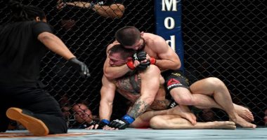  UFC ..الروسى حبيب نور محمدوف بطل الوزن الخفيف.. فيديو وصور