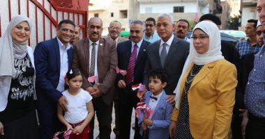 صور.. محافظ المنوفية يشهد حفل بدء الدراسة بالمدرسة المصرية اليابانية