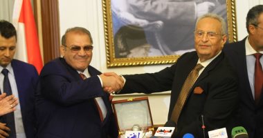 احتفالية بحزب الوفد لتكريم حسن راتب