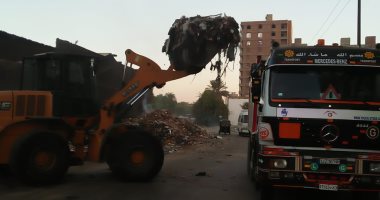 رفع 300 طن قمامة من شبرا الخيمة ونقلها إلى مقلب أبو زعبل 