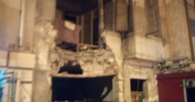 نشوب حريق فى عقار قديم بالإسكندرية