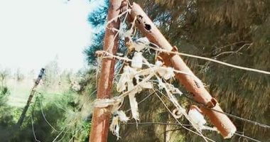 شكوى من تهالك أعمدة الكهرباء بعزبة أبو جعفر  بالشرقية