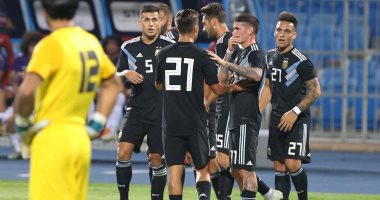 الأرجنتين تتقدم على العراق 1 - 0 فى الشوط الأول بالدورة الرباعية الودية