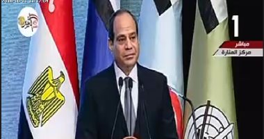 السيسى: نتائج حرب أكتوبر معجزة والخسائر دفعت إسرائيل لقبول السلام