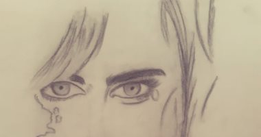 قارئة تشارك بلوحات فنية رسمتها بالرصاص والفحم