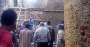 إنهيار أجزاء من منزل بمدينة عزبة البرج بدمياط