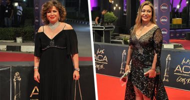 صور.. ليلى علوى وأصالة وإلهام شاهين فى حفل توزيع جوائز السينما العربية ACA