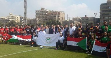 عمرو حداد يفتتح البطولة العربية الرابعة لسباعيات الرجبى بالقاهرة
