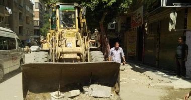 صور.. تطوير شوارع المطبعة والتعاون وضياء لمواجهة الاختناقات المرورية بالجيزة