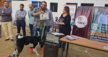 صور.. يوم فى رحمة الحيوان بالإسكندرية.. ومسابقة جمال يفوز فيها "كلب بلدى"