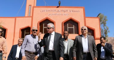 صور.. جولة محافظ جنوب سيناء بمدينة سانت كاترين