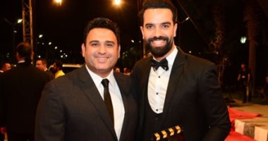 صور.. هالة صدقى وأكرم حسنى أفضل ممثلين كوميديين فى حفل ACA
