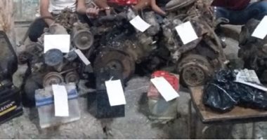 القبض على تشكيل عصابى وراء سرقات السيارات وتقطيعها خرده بالغربية