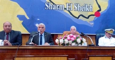 صور.. محافظ جنوب سيناء: الانتهاء من 6 محطات لتحلية المياه عام 2020