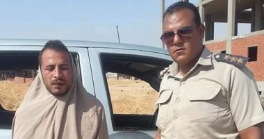 صور ..القبض على عاطل تخصص فى خطف الأطفال مرتديا زى سيدة بالمنوفية