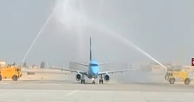 وصول أول رحلة داخلية إلى مطار "سفنكس الدولى"