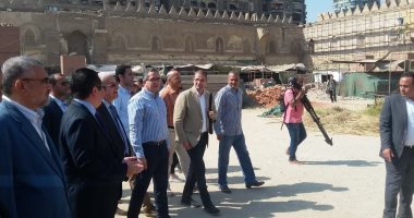 محمد أبو حامد فى افتتاح ترميم مسجد الظاهر بيبرس: حدث هام.. صور