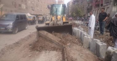 محافظة الجيزة تطور شارع ترعة بشتيل بطول 500 متر لاستخدامه كمحور مرورى
