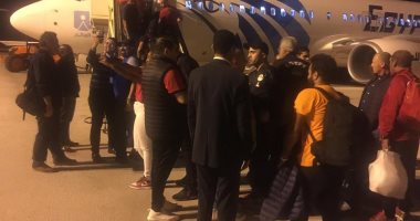 صور.. منتخب مصر يغادر إى سواتينى 
