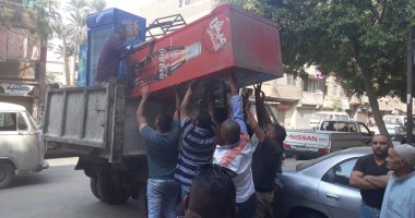 صور. . ضبط 63 قضية سلاح نارى ومواد مخدرة ورفع إشغالات فى حملة أمنية بالجيزة