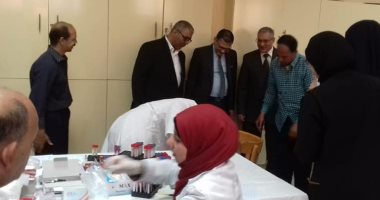 حلل واطمن.. فحص 1000 حالة للكشف عن أمراض السمنة والسكر والضغط بالمنوفية