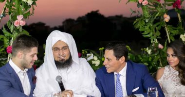 المستشار طاهر الخولى يحتفل بعقد قران كريمته "نورهان"