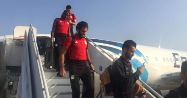 بعثة المنتخب تصل القاهرة بعد التأهل لكأس الأمم الأفريقية 