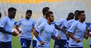 سموحة يُنهى الشوط الأول متقدماً على حرس الحدود بهدف حسام حسن