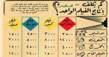 معلومة × صورة.. تعرف على تكالبف انتاج الافلام السينمائية مطلع الخمسيينيات