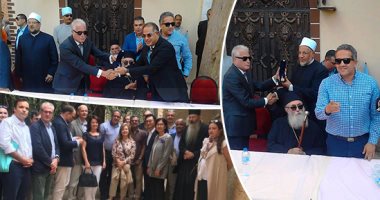 صور.. ملتقى سانت كاترين العالمى الرابع للسلام يطلق ميثاق مصر للتعايش.. ويبعث برسائل: مصر آمنة محبة للسلام والكنيسة فيها تعانق المسجد.. وزير الأوقاف: نهدف لنشر الأمن والسلام العادل والتوحد فى مواجهة الإرهاب