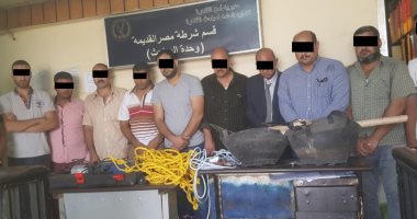 القبض على ١١ شخصا أثناء التنقيب عن الآثار بعقار متهدم في مصر القديمة