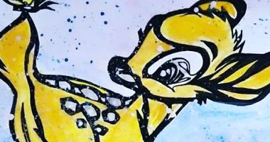 قارئة تشارك بلوحات فنية رسمتها بالرصاص والفحم