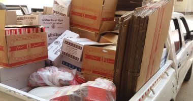 صور.. مباحث التموين بسوهاج تضبط مصنع معسل بدون ترخيص