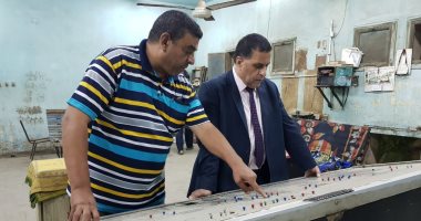 رئيس هيئة السكة الحديد يفاجئ بعض مواقع التشغيل بجولة على خط القاهرة- أسوان