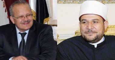 وزير الأوقاف ورئيس جامعة القاهرة يفتتحان معرض "الأعلى للشئون الإسلامية" للكتاب