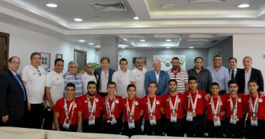 مجلس الجبلاية يحتفل بمنتخب الصالات.. صور