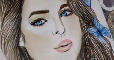 هدية تشارك بمجموعة من رسوماتها وتؤكد : أحلم أكون رسامة مشهورة 