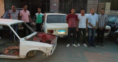 سقوط عصابة سرقة السيارات القديمة وبيعها لتجار الخردة فى عين شمس
