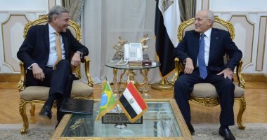 العصار يتطلع لشراكة فى الصناعات الدفاعية خلال لقاء مع سفير البرازيل