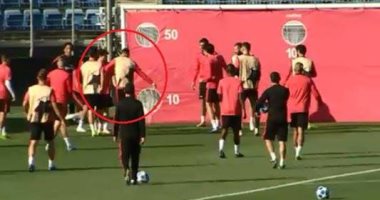 شاهد.. ماذا فعل راموس مع لاعب شاب فى تدريبات ريال مدريد؟