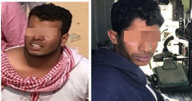 شاهد لحظة توصل أجهزة الأمن لأسلحة المتهمين بالسطو المسلح على سيارتين ببدر
