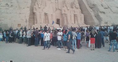 قصور الثقافة تحتفل بمهرجان تعامد الشمس على وجه رمسيس الثانى بأسوان