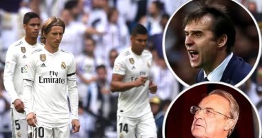 ريال مدريد يقيل لوبيتيجى وتعيين سولارى بدلاً منه.. المدير الفنى السابق كبش فداء خماسية كامب نو.. رئيس الملكى يبحث عن إخفاء خطاياه الكارثية.. غياب التخطيط وفشل ضم بديل رونالدو.. وتراجع الأداء أبرز الأسباب