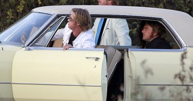 سوالف براد ودى كابريو وحجاب مارجوت روبى فى كواليس Once Upon A Time in Hollywood