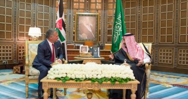 العاهل الأردنى يشدد على وقوف بلاده إلى جانب السعودية فى مختلف الظروف