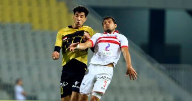 فيديو.. محمود علاء يتصدى لقذيفة "لالا" ويحافظ على تقدم الزمالك أمام الإنتاج