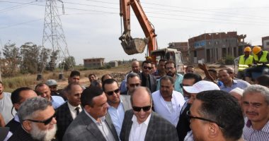 محافظ البحيرة: مهلة 3 أسابيع لاستكمال خط طرد محطه رفع الصرف الصحى بكوم البركة