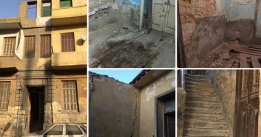 فيديو وصور..عقار آيل للسقوط يهدد حياة الأهالى بشارع المستشفى بشبرا مصر